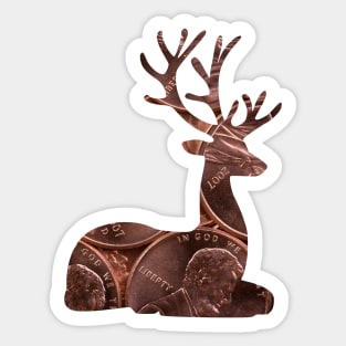 Penny Deer Sticker